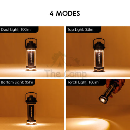Blackdog Starfire Camping Light LED Lantern 4 Mode Flashlight Atmosphere Ambient Lamp CARGO CONTAINER CBD2300DQ010