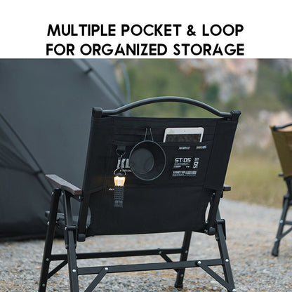 Shinetrip 05 Series Detachable Kermit Chair Tactical Back Support Heavy Duty Outdoor Camping Portable Black Khaki