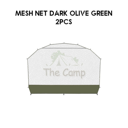Shinetrip Dome Shelter V2 Tarp PU3000 Silver Coated Black Khaki Green Door Cloth Zip Mesh Net Flysheet Tent