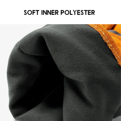 Leather Fire Resistant Glove Flame Retardant Heat Insulation Fireproof Camping BBQ Anti Scald Tent Flysheet Pole Nail