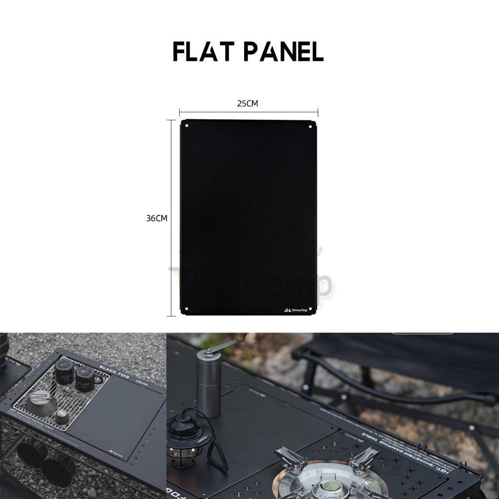 Shinetrip Adjustable Height Tactical Table Joinable Aluminum Alloy IGT Plate Stove Panel Tray Soto Stove
