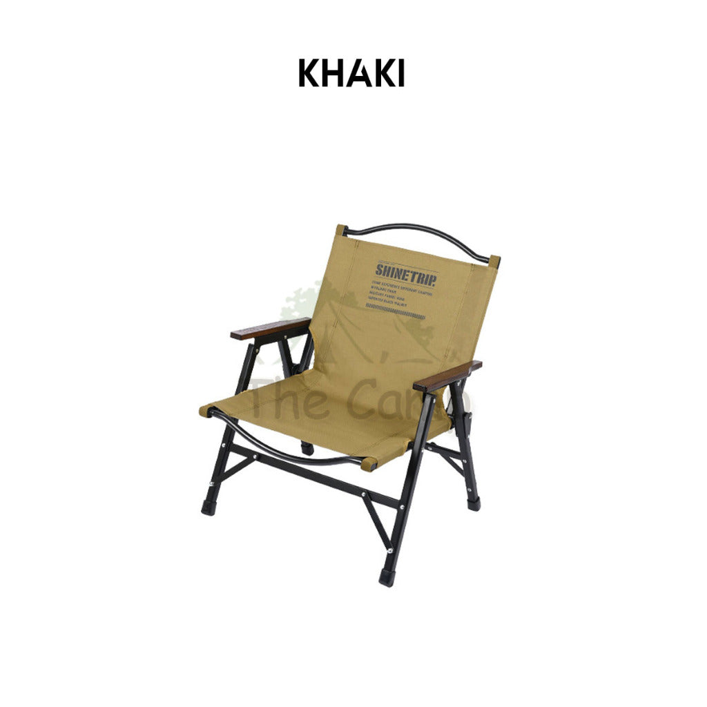 Shinetrip 05 Series Detachable Kermit Chair Tactical Back Support Heavy Duty Outdoor Camping Portable Black Khaki