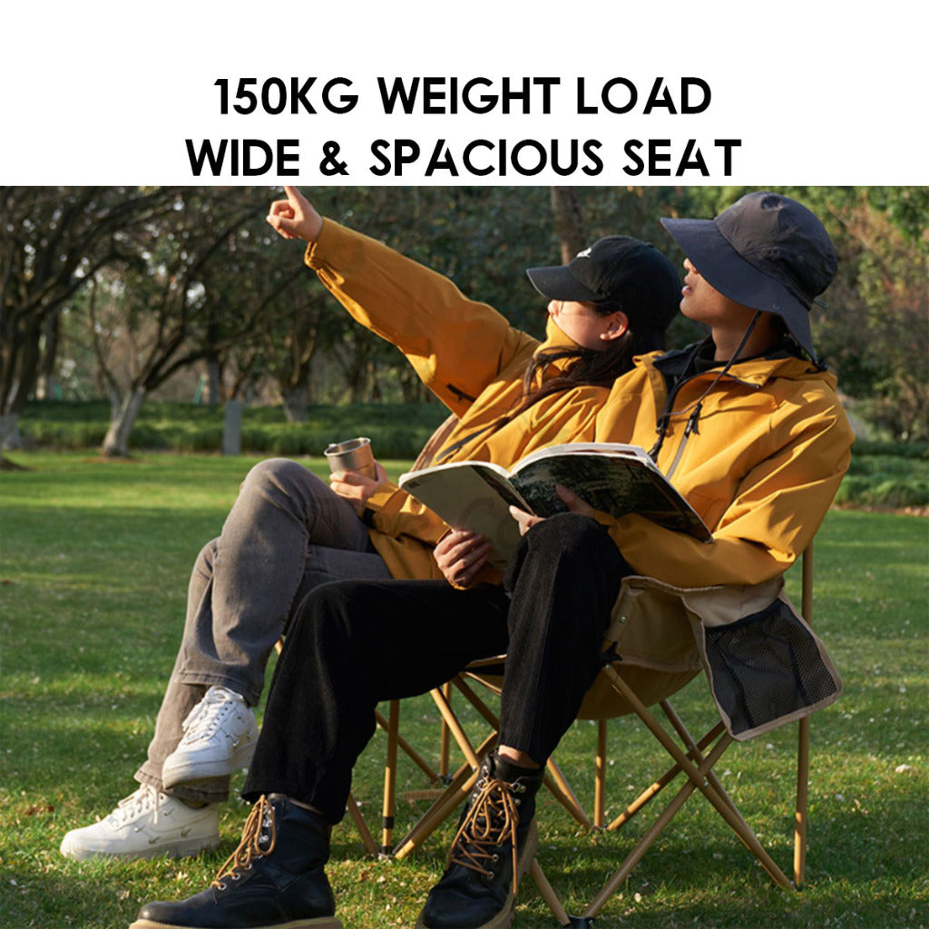Mobi Garden Foldable Double Chair Love Seat Camping Moon Chair Folding Hiking Tent Nail Peg Flysheet Table NX22665051
