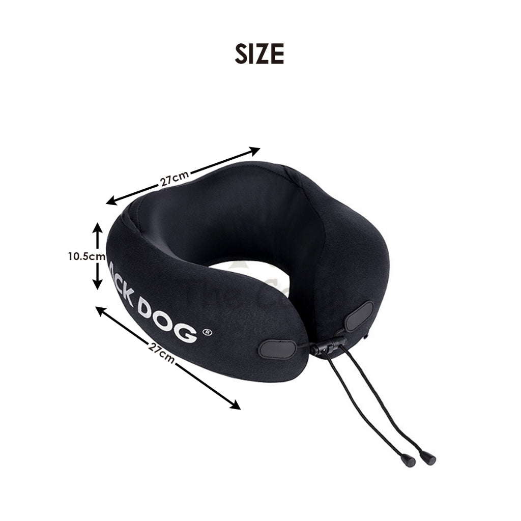 Blackdog Travel Pillow With Hood Eye Mask Camping Outdoor Snail U Shaped Pillow Memory Foam Travelling CBD2300WS011