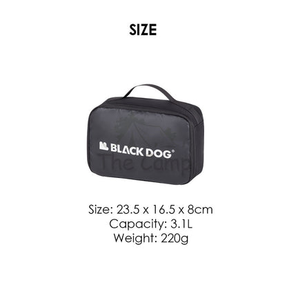 Blackdog Toiletry Bag Outdoor Camping Business Trip Wash Bag Travel For Waterproof Cosmetic Black Lipstick CBD2300SN021