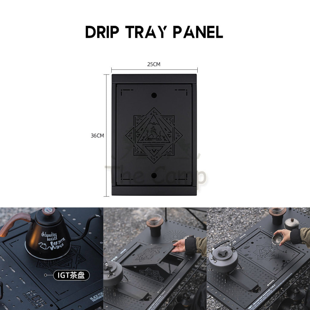 Shinetrip Adjustable Height Tactical Table Joinable Aluminum Alloy IGT Plate Stove Panel Tray Soto Stove