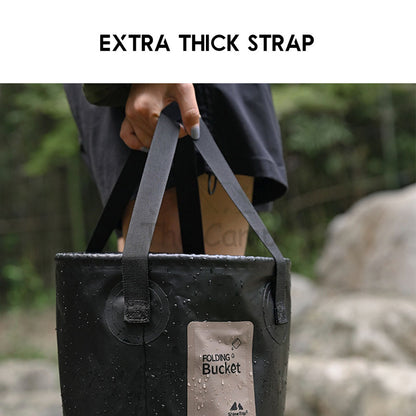 Shinetrip 10L 20L Foldable Water Round Bucket Outdoor Camping Folding Picnic Washbasin Portable Water Storage Container