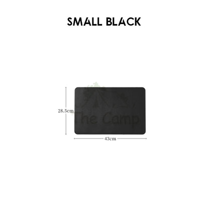 PU Leather Table Mat Anti Scratch Dirt Waterproof Box Mat Camping Outdoor Protector Eggroll Tableware Aluminium Wood