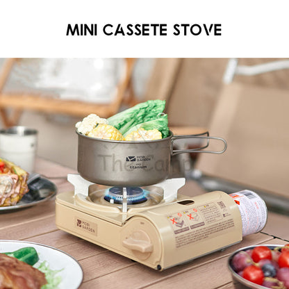 Mobi Garden Mini Cassette Gas Stove 2.2KW Portable Cartridge Burner Furnace Outdoor Camping Picnic Cookware NX23687003