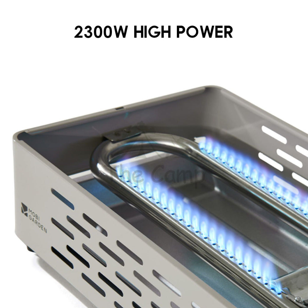 Mobi Garden Multipurpose Stove Gas Cassette Hotpot Camping BBQ Grill Pan Hot Pot Set Cooking Cookware NX23687005