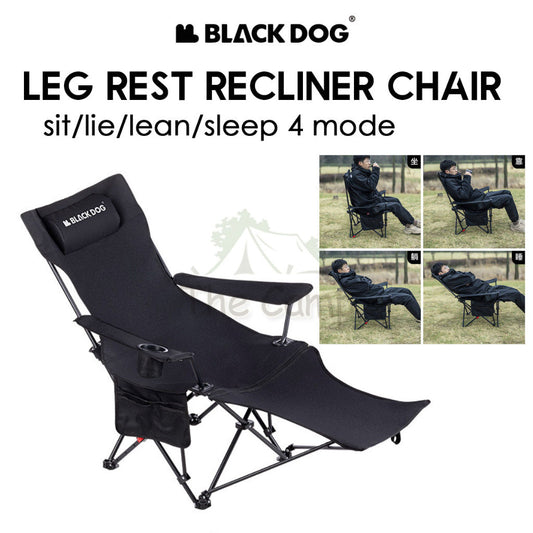 Blackdog Camping Leg Rest Recliner Lazy Chair Headrest Lounge Leisure Foldable Lying Sleeping Outdoor CBD2550JJ039