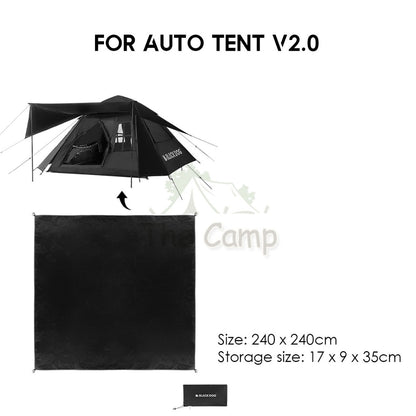 Blackdog Original Groundsheet for Automatic Tent 2.0 / Auto 2 Room 4 Hall Villa Ground Sheet CBD2300QT19 CBD2300QT20