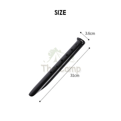 31cm Sand Pegs Aluminium Alloy Beach Stake Nail Anchor Outdoor Camping Stake Kit Sandy Terrain Snow Pasak Pasir Pantai
