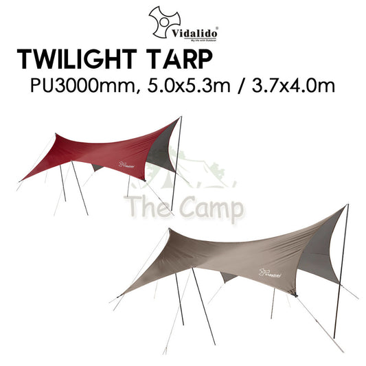 Vidalido Twilight Butterfly Tarp Waterproof UPF12500+  TI Silver Coating Limited Edition Outdoor Camping
