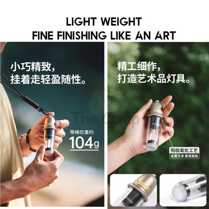 Naturehike Lanyard Vintage Light Retro Lamp IPX4 Outdoor Camping LED Lantern Black Warm White Hanging Strap CNK2350ZM010
