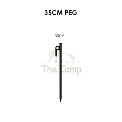 Camping Tent Steel Nail Peg and Pole Holder for Flysheet Tarp 20cm 30cm 35cm 40cm Awning Canopy Support Anchor