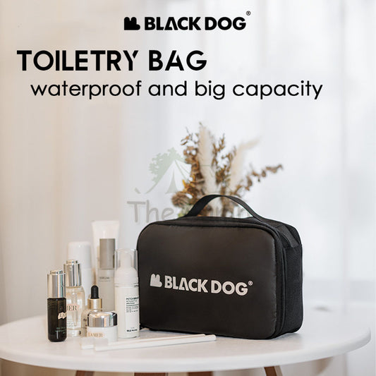 Blackdog Toiletry Bag Outdoor Camping Business Trip Wash Bag Travel For Waterproof Cosmetic Black Lipstick CBD2300SN021