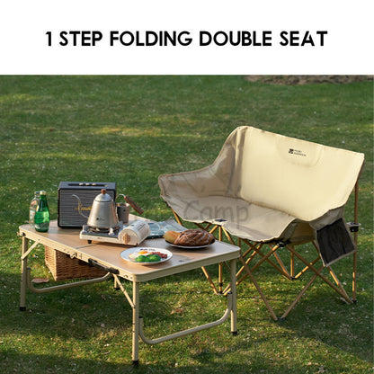 Mobi Garden Foldable Double Chair Love Seat Camping Moon Chair Folding Hiking Tent Nail Peg Flysheet Table NX22665051