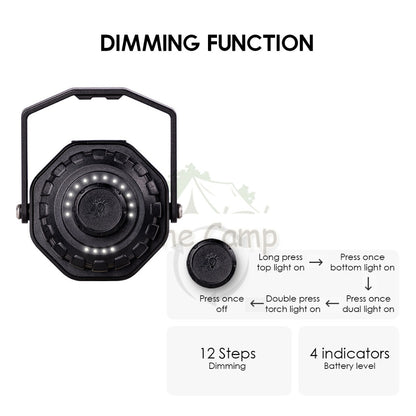 Blackdog Starfire Camping Light LED Lantern 4 Mode Flashlight Atmosphere Ambient Lamp CARGO CONTAINER CBD2300DQ010