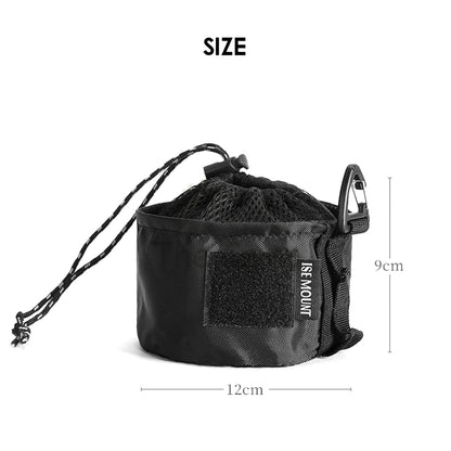 Screw Type Butane Gas Pouch Cover Bag Camping Outdoor Alpine Flat Fat Gas Can Multipurpose Carry Beg Stove Cooking