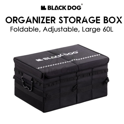 Blackdog Organizer Storage Box 60L Bag Outdoor Camping Foldable Adjustable Compartment Size Large Capacity CBD2300SN020