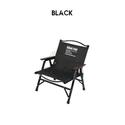 Shinetrip 05 Series Detachable Kermit Chair Tactical Back Support Heavy Duty Outdoor Camping Portable Black Khaki