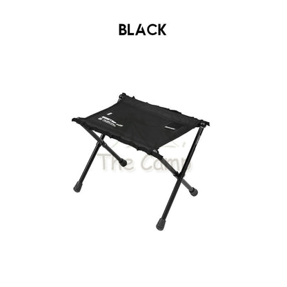 Shinetrip Foldable Tactical Stool Heavy Duty Table Hanging Ring Loop Black Velcro Aluminium Table