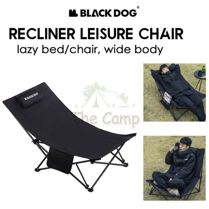 Blackdog Camping Recliner Leisure Chair Headrest Lounge Lazy Foldable Lying Sleeping Outdoor Camping CBD2300JJ027
