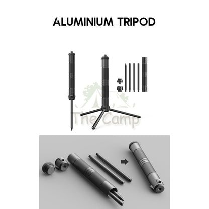 Shinetrip Carrot Light Radish Lamp Free Bag Optional Double Tripod Fan Camping Outdoor LED Lantern Atmosphere Tent