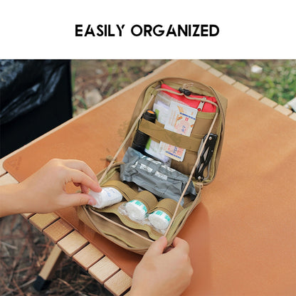 EDC Torch Tool Bag Multipurpose Pouch Pack Camping Outdoor Tactical Flashlight Torchlight Light Carry Storage Bag