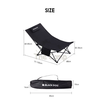 Blackdog Camping Recliner Leisure Chair Headrest Lounge Lazy Foldable Lying Sleeping Outdoor Camping CBD2300JJ027