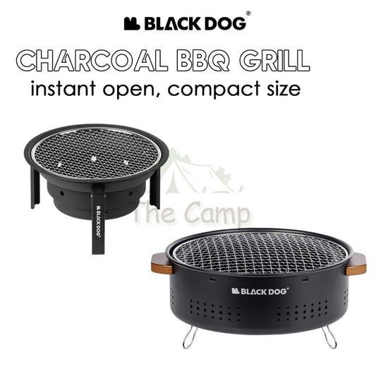 Blackdog Round Charcoal BBQ Grill Fire Pit Stove Outdoor Camping Folding Foldable Barbecue Firepit CBD2450CF010
