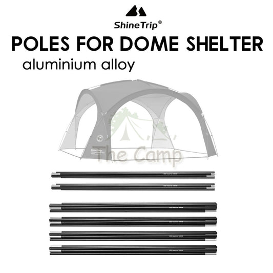 Shinetrip Dome Shelter Pole Accessories Aluminium Alloy Top Pole Side Pole