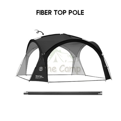 Shinetrip Dome Shelter Pole Accessories Fiber Top Pole or Side Pole