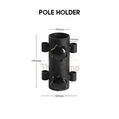Pole Holder Awning Tarp Flysheet Peg 30cm 40cm 20cm 35cm Rod Outdoor Camping Pemegang Tiang Support Stand