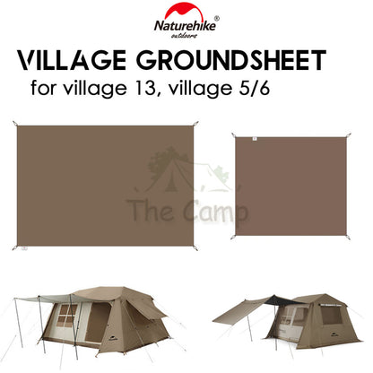 Naturehike Village 5 / 6 / 13 Groundsheet Ground Sheet Camping Tent Outdoor Chair Flysheet Table Tarp Peg Nail Pole