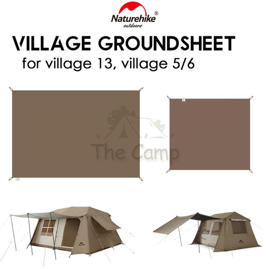 Naturehike Village 5 / 6 / 13 Groundsheet Ground Sheet Camping Tent Outdoor Chair Flysheet Table Tarp Peg Nail Pole