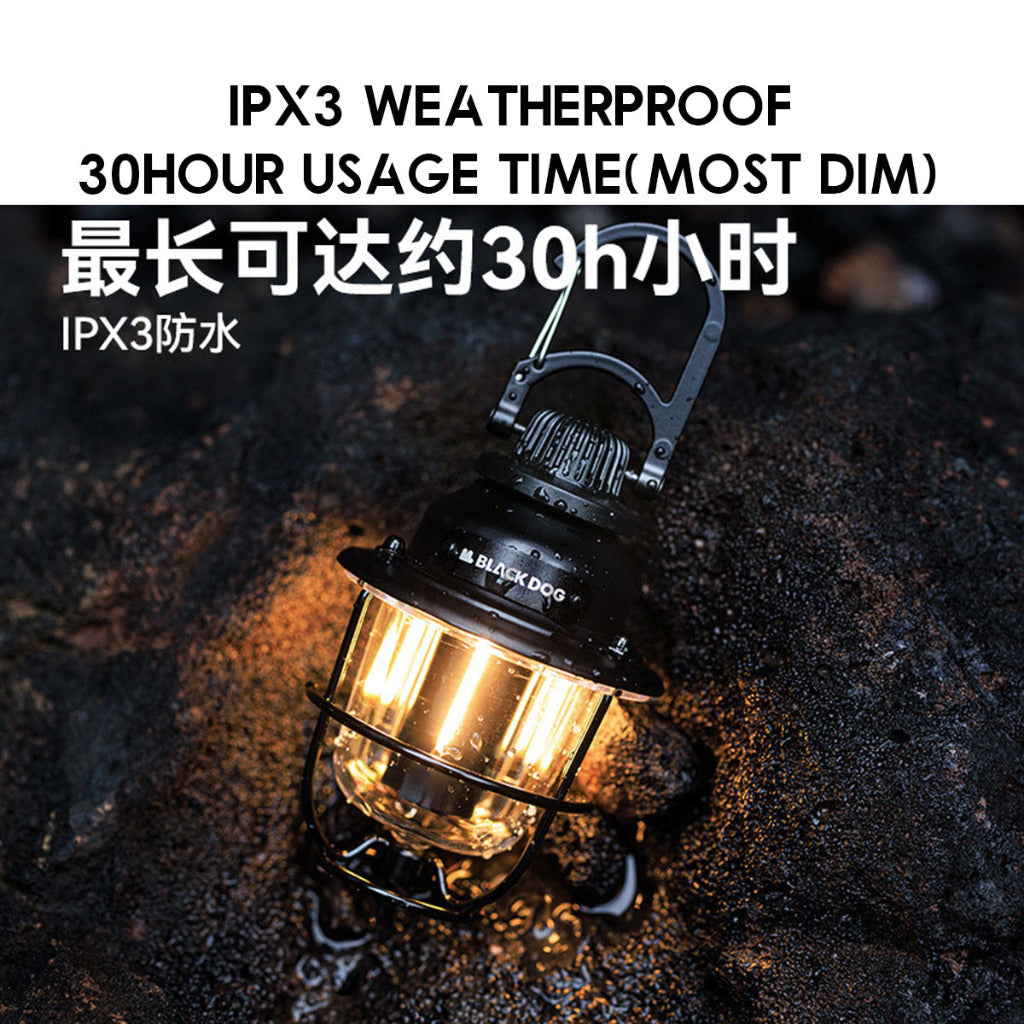 Blackdog ZM013 Vintage Light Outdoor Camping LED NEW Lamp Lantern 200mah 5 Modes CBD2450ZM013
