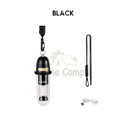 Naturehike Lanyard Vintage Light Retro Lamp IPX4 Outdoor Camping LED Lantern Black Warm White Hanging Strap CNK2350ZM010