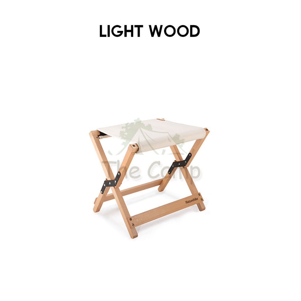 Naturehike Folding Stool Rack Portable Outdoor Camping Fishing Chair Beech Canvas Sketch Stool Bench Chair NH20JJ014