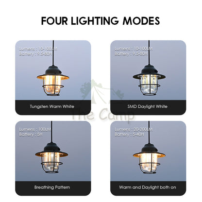 Shinetrip Mini Retro Lamp Outdoor Camping LED Mini Light Atmosphere Atmospheric Lantern Lampu 05 Series A473 Pine Cone