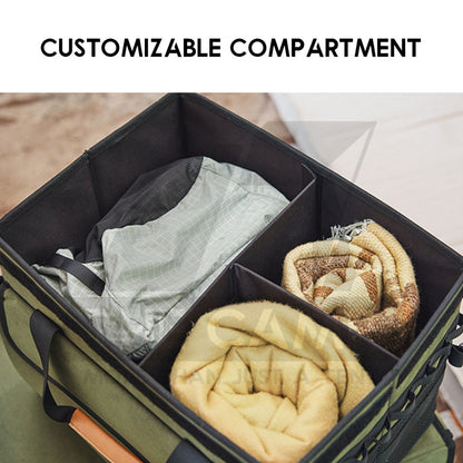 Naturehike 60L Foldable Storage Bag Large Capacity Basket Tableware Carpet Beg Outdoor Camping Equipment NH21SNX04