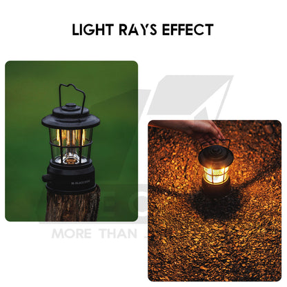 Blackdog ZM021 Vintage Light Outdoor Camping LED Lantern 3600mah Atmosphere Lampu Waterproof CBD2450ZM021