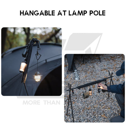 Shinetrip Hanging Loop Strap Molle System Kermit Chair Hanger Lamp Flysheet Pole Rod Bag Tactical Black