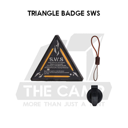 Wellhike SWS Triangle Badge Light Touch Sensor Outdoor Camping Rope Hanging Warning Lamp Flashlight Safety Lampu Tali