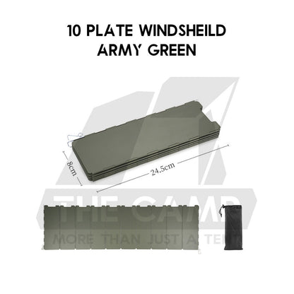 Camping Outdoor 9 10 12 14 16 Plates Windshield Foldable Stove Windscreen Sheild Portable Camping Burner Wind Blocker