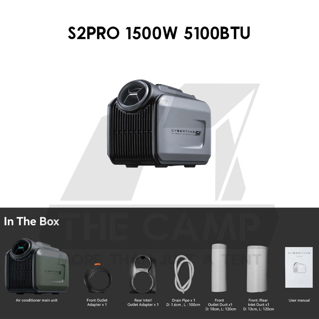 Cybertake S1 / S1 PRO /S2 PRO Portable Air Conditioner Tactical Style 240V Outdoor Camping Air Cond with Bag