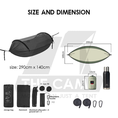 Naturehike Hammock Ultralight Double Hanging Mesh Anti Mosquito Outdoor Camping Bed Chair Table CNH22HJ001 NH21DC011