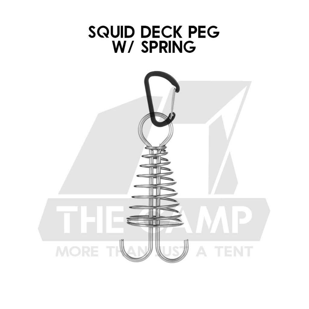 Camping Aluminium Tent Rope Tensioner Adjuster Deck Peg Fishbone Hanger Paracord Tarp 2 Holes S Shape Triangle Squid