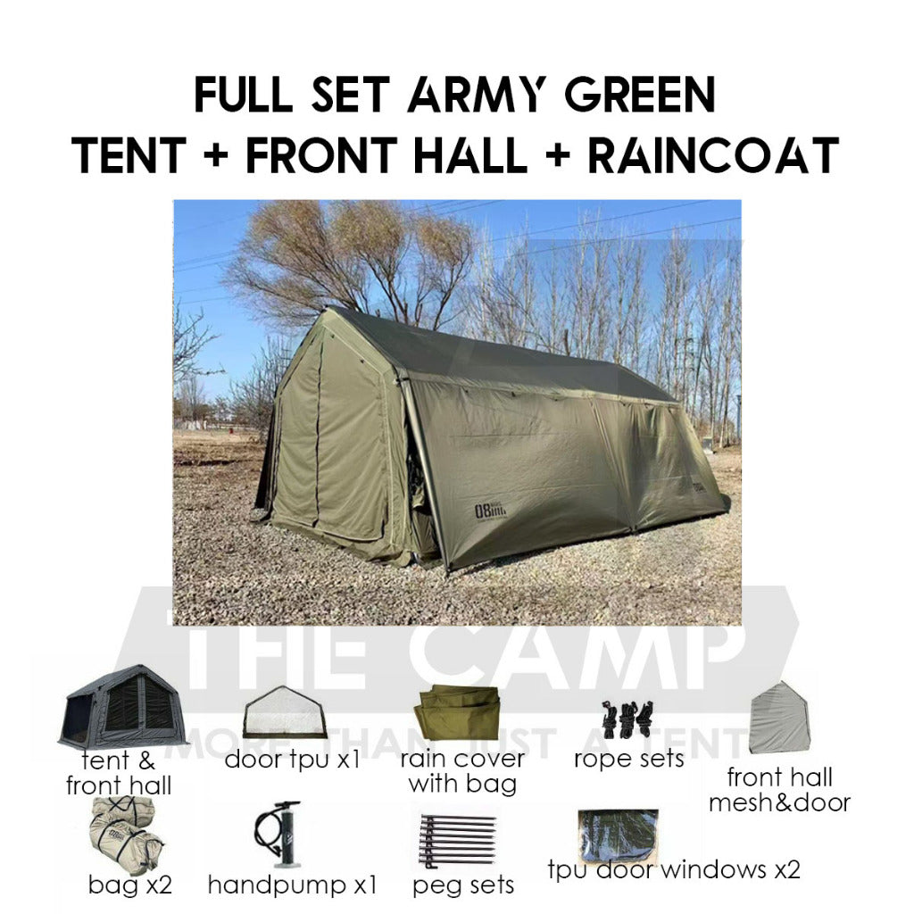 Spark MARS08 Air Tent 8+8m2 Large Space MARS Army Green Camo Black Dark Gray Grey Tactical
